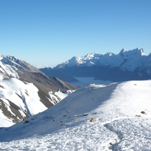 Approach to Chulu Far East BC. Photo Courtesy: Ade Summers