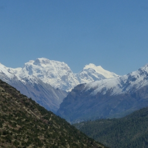 View of mountains in the Annapurna Range. Photo Courtesy: Ade Summers