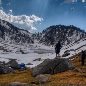 Meadows around the Kareri Lake