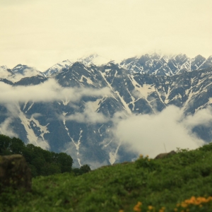 Mountains turn lush green with the onset of monsoons