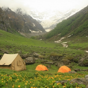 The Deo Tibba Base Camp