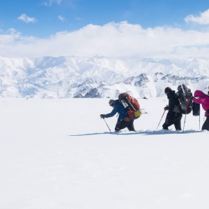 Representational image from our previous year's Stok Kangri Winter climb