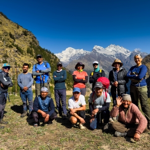 One with the team before we head back down into civilisation