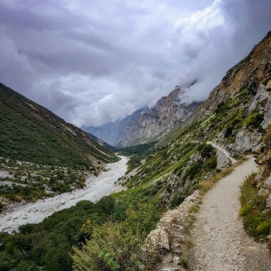 Initial bit of the trail towards Gaumukh, the source of the Ganga. Photo Credits - Jasmine Star