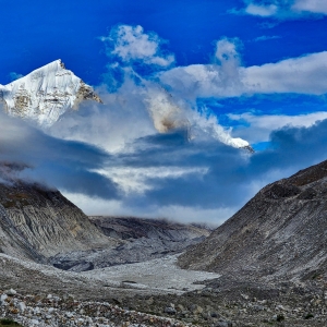 Bhagirathi Peaks and the valley. Photo Credits - Jasmine Star