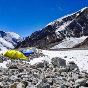 High camp before the pass. Photo Credits - Jasmine Star